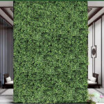 55 CM Artificial 3D Grass Wall Artificial Hedge Panel Artificial Foliage Green Wall Decoration for Home Garden Indoor and Outdoor Green 1 Piece - Image 2