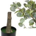 140 CM Artificial Eucalyptus Tree Fake Eucalyptus Plant Faux Tree for Home Decor Office Hotel Indoor and Outdoor Decoration 1 Piece Green - Image 4