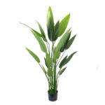 180 CM Artificial Tropical Tree Fake Tropical Plant Faux Tree for Home Decor Office Hotel Indoor and Outdoor Decoration 1 Piece Green