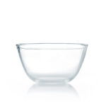 1 L Borosilicate Glass Salad Bowl Multipurpose Pyrex Heat Resistant Bowls Suitable for Fruits Grains Flour Mixture Cream and Desserts 1 Piece