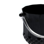 Acrylic Ice Bucket with Handle Wine Beer Champagne Cooler Buckets Portable Ice Container Bucket Mini Ice Cube Serving Holder 1 Piece Black - Image 2