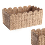 42 CM Multipurpose Handmade Wicker Storage Basket Handwoven Paper Rope Organizer Baskets for Living Room Bedroom Bathroom and Kitchen 1 Piece - Image 4