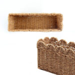 30 CM Multipurpose Handmade Wicker Storage Basket Handwoven Paper Rope Organizer Baskets for Living Room Bedroom Bathroom and Kitchen 1 Piece - Image 4
