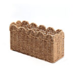 30 CM Multipurpose Handmade Wicker Storage Basket Handwoven Paper Rope Organizer Baskets for Living Room Bedroom Bathroom and Kitchen 1 Piece
