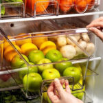 31 CM Multipurpose Acrylic Storage Box with Lid Transparent Stackable Organizer Bin Storage Container for Kitchen Refrigerator and Cabinet 1 Piece - Image 2