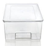 31 CM Multipurpose Acrylic Storage Box with Lid Transparent Stackable Organizer Bin Storage Container for Kitchen Refrigerator and Cabinet 1 Piece - Image 4