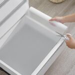 30 CM X 200 CM Non Slip Waterproof Mat Transparent Shelf and Drawer Liner Washable Liners for Kitchen Cabinets Shelves Drawers Pantry and Cupboard