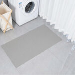 Non Slip Multipurpose Rubber Mat by Meters with Ribbed Pattern PVC Heavy Duty Rug for Bath Runner Kitchen Shelves and Drawer Liner Gray - Image 4