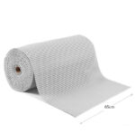 Non Slip Multipurpose Rubber Mat by Meters with Ribbed Pattern PVC Heavy Duty Rug for Bath Runner Kitchen Shelves and Drawer Liner Gray - Image 3