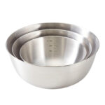 Stainless Steel Mixing Bowls Kitchen and Home Essential for Food Storage Serving Salad Food Prep and Baking Dishwasher Safe Silver
