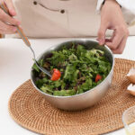 Stainless Steel Mixing Bowls Kitchen and Home Essential for Food Storage Serving Salad Food Prep and Baking Dishwasher Safe Silver - Image 2