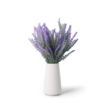 14 CM Ceramic Flower Vase Matte Finishing Design Minimalist Elegant Vases Centerpiece Decorative Ornaments for Home Decor 1 Piece White - Image 2