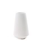 14 CM Ceramic Flower Vase Matte Finishing Design Minimalist Elegant Vases Centerpiece Decorative Ornaments for Home Decor 1 Piece White