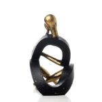 15 CM Resin Handcrafted Abstract Introspection Sculpture Figurines Modern Figure Craft Art Hand Carved Statue Decorative Ornaments for Home Decor - Image 4