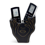 16 CM Ceramic Face Shape Flower Vase Multipurpose Head Design Vases Centerpiece Decorative Ornaments for Home Decor 1 Piece Black - Image 2