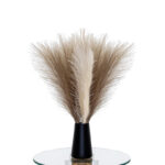 20 CM Ceramic Flower Vase Matte Finishing Design Minimalist Elegant Vases Centerpiece Decorative Ornaments for Home Decor 1 Piece Black - Image 2