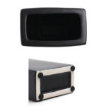 20 CM Striped Ceramic Flower Vase Modern and Abstract Vases Centerpiece Decorative Ornaments for Home Decor 1 Piece Black and White - Image 4