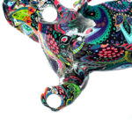 27 CM Resin Colorful French Bulldog Sculpture Figurines Graffiti Bulldog Figurine Display Art Statue Decorative Ornaments for Home Decor - Image 4