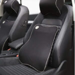 36 CM Memory Foam Back Support Cushion Lumbar Car Seat Support Pillow Back Pain Relieve Improve Posture Waist Support Cushion Car Accessories Black - Image 2