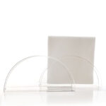 15 CM Acrylic Napkin Holder for Table Paper Tissue Holders Paper Napkin Stand Tissue Box Dispenser for Home Kitchen Bathroom and Restaurant 1 Piece