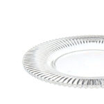 30 CM Clear Acrylic Dish Plate Multipurpose Round Serving Stand Countertop Food Serving Tray for Cake Fruits Vegetables and Snacks 1 Piece - Image 4