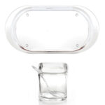 200 ML Clear Acrylic Seasoning Jar Set with Lids and Spoons Multipurpose Storage Containers with Base for Condiment Coffee Sugar Herbs and Jam - Image 4