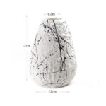 17 CM Modern Creative Handmade Ceramic Flower Vase Craft Ink Painting Pattern Vases Centerpiece Decorative Ornaments for Home Decor 1 Piece - Image 3