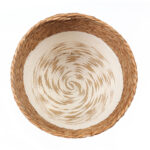 36 CM Multipurpose Handmade Woven Straw Storage Basket with Lid Built in Handle Organizer Baskets for Living Room Bedroom Nursery and Laundry 1 Piece - Image 4