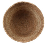 42 CM Multipurpose Handmade Woven Straw Storage Basket with Lid Built in Handle Organizer Baskets for Living Room Bedroom Nursery and Laundry 1 Piece - Image 4