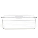 24 L Multipurpose Plastic Food Storage Container with Lid Stackable Restaurantware Food Pan Food Prep Pans for Home Commercial Kitchen and Restaurants - Image 2