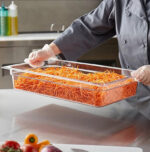 12 L Multipurpose Plastic Food Storage Container with Lid Stackable Restaurantware Food Pan Food Prep Pans for Home Commercial Kitchen and Restaurants