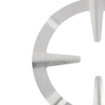 Non Slip Iron Electric Stove Burners Gas Stove Support Ring Burner Stove Stand Coffee Pot Holder Gas Oven Burner Grates Stove Rack for Gas Silver - Image 2