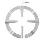 Non Slip Iron Electric Stove Burners Gas Stove Support Ring Burner Stove Stand Coffee Pot Holder Gas Oven Burner Grates Stove Rack for Gas Silver - Image 3