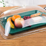 47 CM Plastic Food Cover with Knob Handle Clear Cake Dome Cover Display Covers for Food Freshness Pastries Pies Bread and Fruits 1 Piece - Image 2