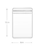 12 CM X 8 CM Set of 20 Waterproof PVC Zipper Lock Bags Jewelry Organizer Pouch Portable Travel Sealable Box Storage Bag for Jewelry and Accessories - Image 3