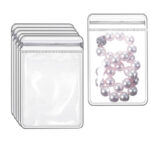 15 CM X 10 CM Set of 20 Waterproof PVC Zipper Lock Bags Jewelry Organizer Pouch Portable Travel Sealable Box Storage Bag for Jewelry and Accessories