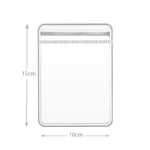15 CM X 10 CM Set of 20 Waterproof PVC Zipper Lock Bags Jewelry Organizer Pouch Portable Travel Sealable Box Storage Bag for Jewelry and Accessories - Image 3
