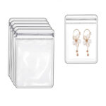 12 CM X 8 CM Set of 20 Waterproof PVC Zipper Lock Bags Jewelry Organizer Pouch Portable Travel Sealable Box Storage Bag for Jewelry and Accessories