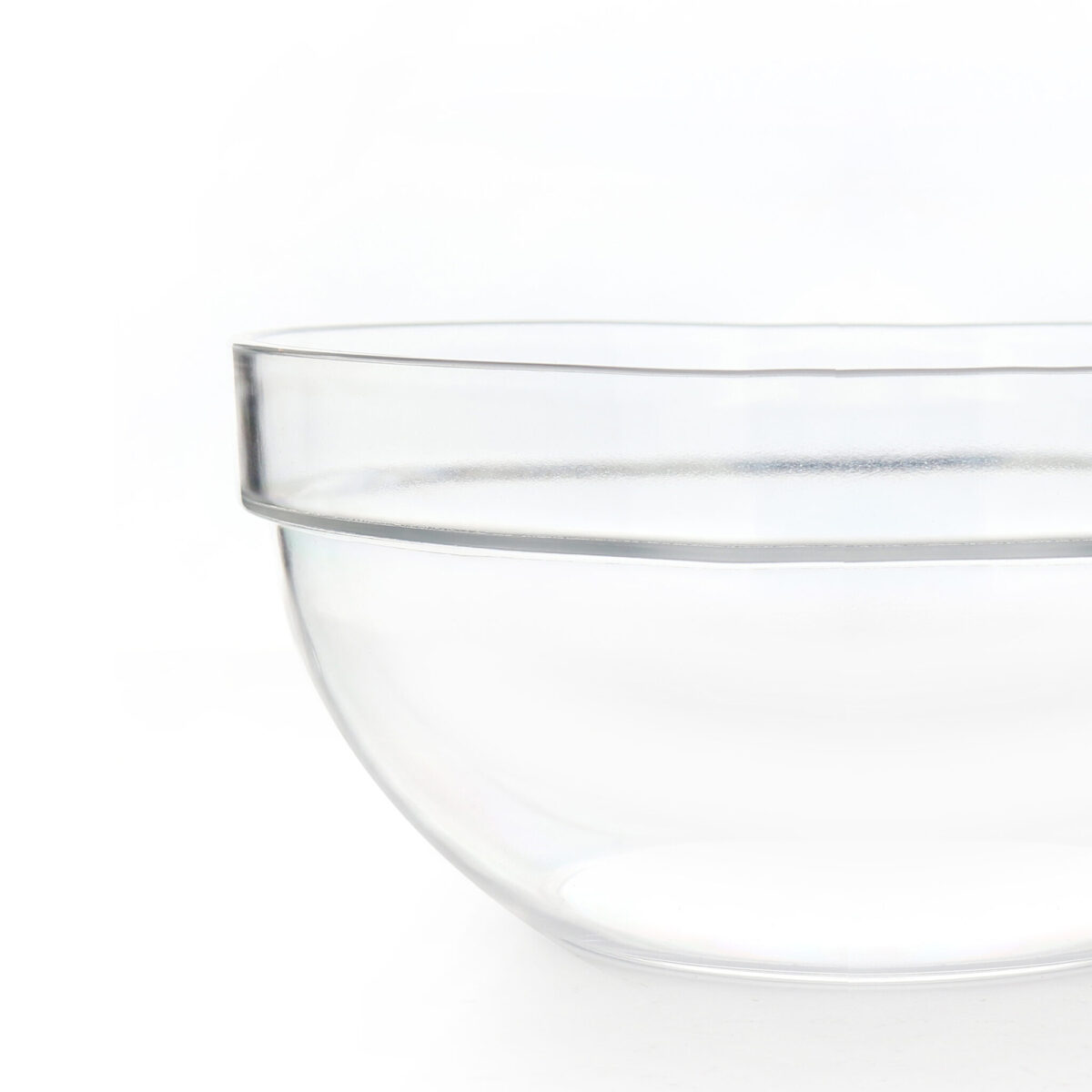 2.5 L Transparent Acrylic Salad Bowl Multipurpose Serving Bowls Stackable Mixing Bowls Food Storage Containers for Fruits Vegetables and Snack 1 Piece - Image 4