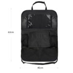 Waterproof Fabric Backseat Foldable Car Organizer Multiple Mesh Pocket Car Storage Mat Multifunctional Portable Behind The Seat Storage Organizer Bag - Image 3