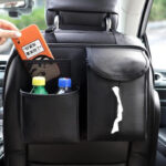 Waterproof Faux Leather Backseat Car Organizer Multiple Pocket Seat Gap Storage Box Multifunctional Portable Behind The Seat Storage Organizer Bag