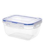 4 L Seal Rectangle Meal Prep Container with Airtight Leakproof Lid Plastic Stackable Storage Containers for Food Prep Refrigerator and Pantry 1 Piece