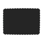 43 CM Heat Resistant Washable PVC Rectangle Placemats Non Slip Wipeable Placemat Vinyl Woven Table Mat for Dining Table Hotel and Party 1 Piece Silver - Image 5