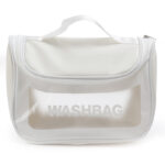 23 CM Cosmetic and Toiletry Organizer Wash Bag with Zipper and Handle Hanging Waterproof Storage Bag for Travel Camping Business Trips and Beach - Image 4