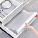 50 CM X 125 CM Non Slip Waterproof Mat Transparent Shelf and Drawer Liner Washable Liners for Kitchen Cabinets Shelves Drawers Pantry and Cupboard
