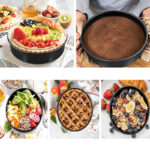 32 CM DOSTHOFF Non Stick Ceramic Coating Baking Pan Round Oven Tray Kitchen Bakeware 1 Piece Black - Image 4