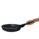 25 CM DOSTHOFF Non Stick Ceramic Coating Induction Round Frying Pan with Handle Kitchen Cookware 1 Piece Black - Image 4