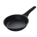 25 CM DOSTHOFF Non Stick Ceramic Coating Induction Round Frying Pan with Handle Kitchen Cookware 1 Piece Black