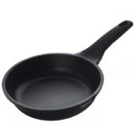 29 CM DOSTHOFF Non Stick Ceramic Coating Induction Round Frying Pan with Handle Kitchen Cookware 1 Piece Black