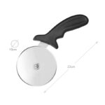 Pizza Cutter Wheel Stainless Steel Slicer with Handle Kitchen Gadget with Finger Guard Protect Sharp Cutters for Home and Restaurant 1 Piece - Image 3